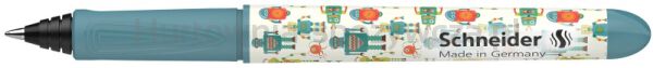 Pióro kulkowe SCHNEIDER Zippi Cool Robots, M, niebieskie - 3