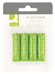 Q-Connect Baterie super-alkaliczne AA, LR06, 1,5V, 4szt.
