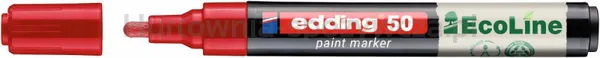 Marker Olejowy Na Bazie Wody E-50 Edding Ecoline, 2-3Mm, Czerwony