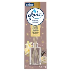 Glade® Reed Diffuser - Vanilla Cream Cookies™, Odświeżacz Powietrza Pachnące Patyczki 50Ml