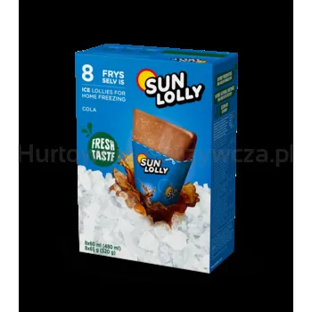 Sun lolly lody wodne do zamrażania w domu cola 480 ml