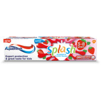 Aquafresh Pasta Do Zębów Splash Dla Dzieci W Wieku 3-8 Lat Do Zębów Mlecznych I Stałych O Smaku Truskawkowym 50 Ml