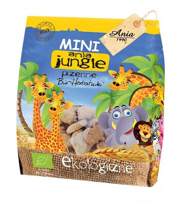 Ciastka Mini Jungle Bio 100 G - Bio Ania [BIO]