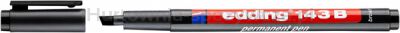 Edding Foliopis permanentny e-143 B  1-3mm czarny 