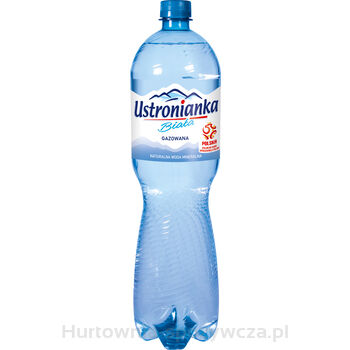 Ustronianka Biała Naturalna Woda Mineralna Gazowana 1,5L