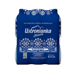 Woda Ustronianka Gazowana 1,5L