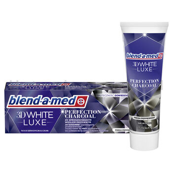 Blend-A-Med 3D White Luxe Perfection Charcoal Pasta Do Zębów Ze Sproszkowanym Węglem Drzewnym 75Ml