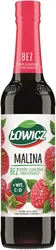 Syrop owocowy ŁOWICZ, malinowy, 400ml