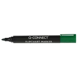 Marker Do Flipchartów Q-Connect, Okrągły, Zielony