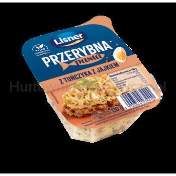 Przerybna pasta z tuńczyka z jajkiem Lisner 130 g