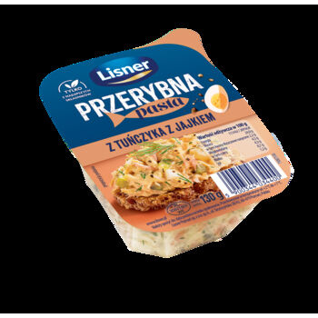 Przerybna pasta z tuńczyka z jajkiem Lisner 130 g