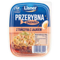 Lisner Przerybna pasta z tuńczyka z jajkiem 130 g