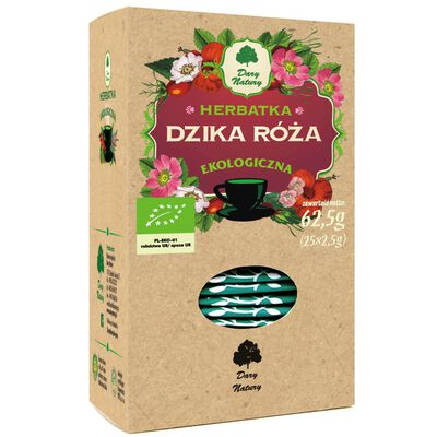 Dary Natury Herbatka Z Dzikiej Róży Bio (25 X 2,5 G) 62,5 G [BIO]