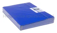 Teczka z gumką OFFICE PRODUCTS, karton/lakier, A4, 320gsm, 3-skrz., mix kolorów - 7