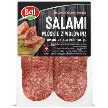 Bell Salami Włoskie Z Wołowiną Plastry 80 G 