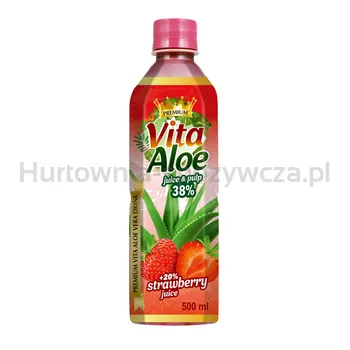 Vita Aloe Napój z aloesem 38% 0,5l Truskawka
