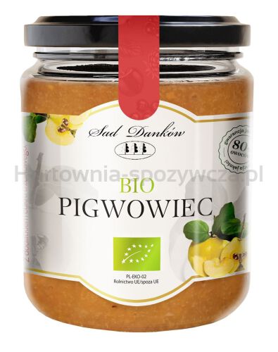 Pigwowiec 80 % Z Cukrem Trzcinowym Bio 250 G - Sad Danków [BIO]