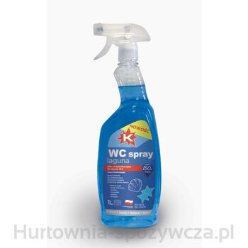 K Wc Spray Laguna - Płyn Antybakteryjny Do Mycia Wc 1L
