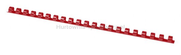 Office Products Grzbiety do bindowania A4, 8mm (45 kartek), 100 szt., czerwone 