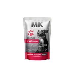 MK ANIMALS Saszetka dla psów z wołowiną 500 g