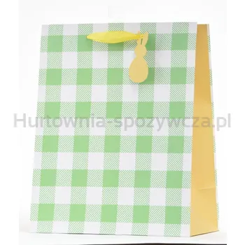 tr-20e torebka średnia wielkanoc, matowy laminat, wstążka