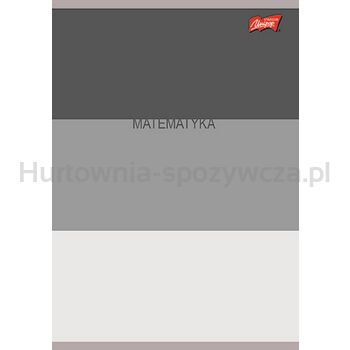 Unipap zeszyt okładka laminowana A5, 60 kartek, krata, matematyka ze ściągą COLOR STRIPES