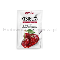 Kisiel z kawałkami owoców - błyskawiczny wiśnia emix 30g