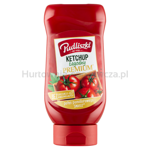 Pudliszki Ketchup Łagodny Premium 470G