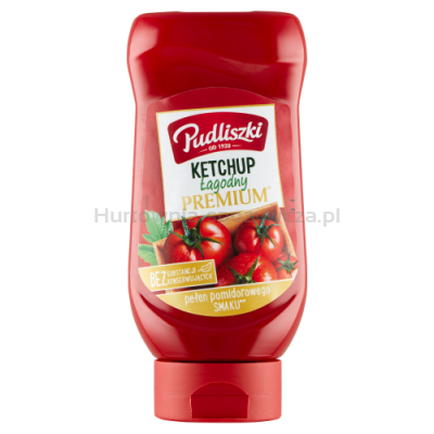 Pudliszki Ketchup Łagodny Premium 470G