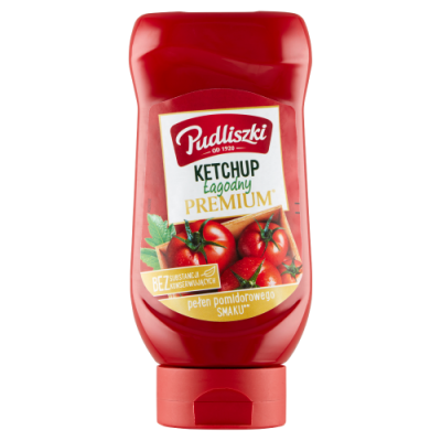 Pudliszki Ketchup Łagodny Premium 470G