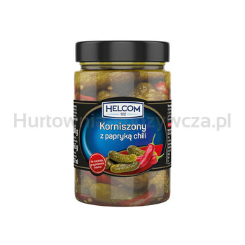 Helcom Ogórki Korniszony Z Papryką Chili 327Ml 