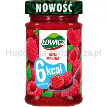 Łowicz Dżem malinowy 6 kcal 200 g