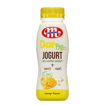 Mlekovita Jogurt pitny Dar Pure mango-banan 250g