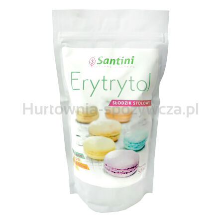 Erytrytol Francuski Bezglutenowy 500 G (Torebka) - Santini [BIO]