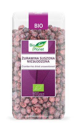 Bio Planet Żurawina Suszona Niesłodzona Bio 50 G [BIO]