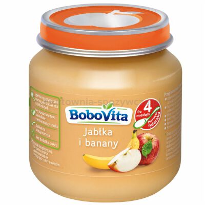 Bobovita DeSerekJabłka I Banany Po 4 Miesiącu 125G