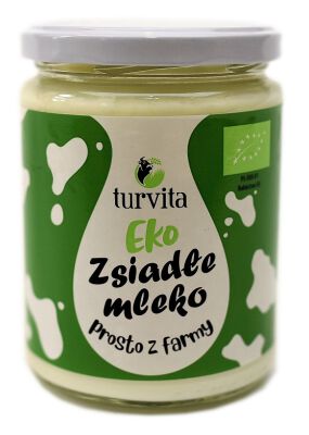 Zsiadłe Mleko Bio 450 G - Turvita [BIO]