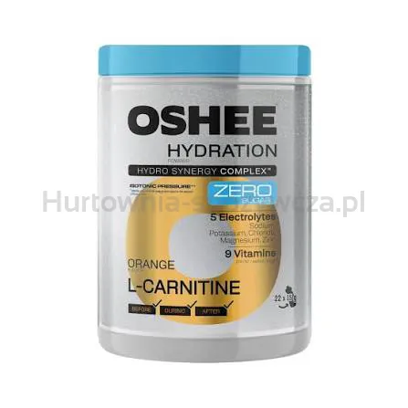 Oshee Hydration Powder Orange Zero Jar 330 G