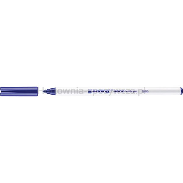 Pisak tekstylny e-4600 EDDING, 1 mm, niebieski - 2