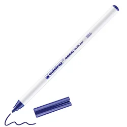 Pisak Tekstylny E-4600 Edding, 1 Mm, Niebieski