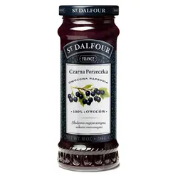 St.Dalfour Owocowa Rapsodia. Produkt owocowy z czarnych porzeczek słodzony zagęszczonymi sokami owocowymi 284 g