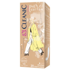 Cleanic Pure Cotton Wkładki Higieniczne Dla Kobiet 20 Szt.