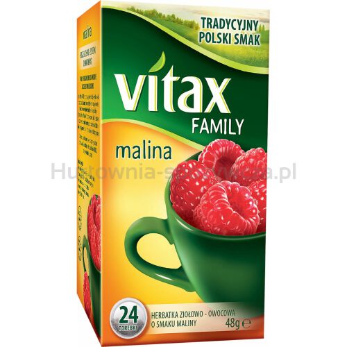 Vitax Herbata Family Malina 24 Torebki X 2G