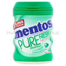 Mentos Pure Fresh Spearmint Butelka 60G