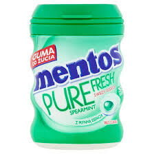 Mentos Pure Fresh Spearmint Butelka 60G