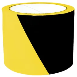 Taśma Ostrzegawcza, 75Mm, 100M, Żółto-Czarna