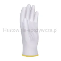 Rękawice DONAU SAFETY PU White, kat. II, rozm. 8, białe - 3