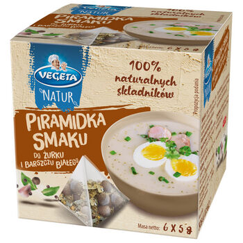 Vegeta Natur Piramidka Smaku do żurku i barszczu białego 30g (6x5g)