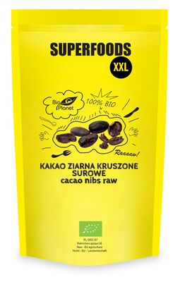 Bio Planet Kakao Ziarna Kruszone Surowe Bio 600 G [BIO]