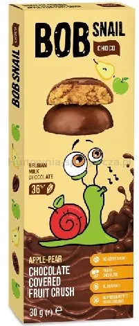 Przekąska Jabłko Gruszka W Mlecznej Belgijskiej Czekoladzie 30G